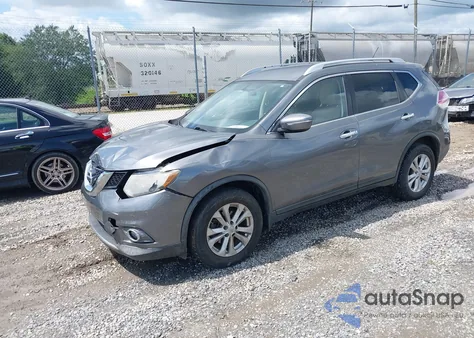 2015 Nissan Rogue Sv from USA, damaged, VIN KNMAT2MT6FP557104